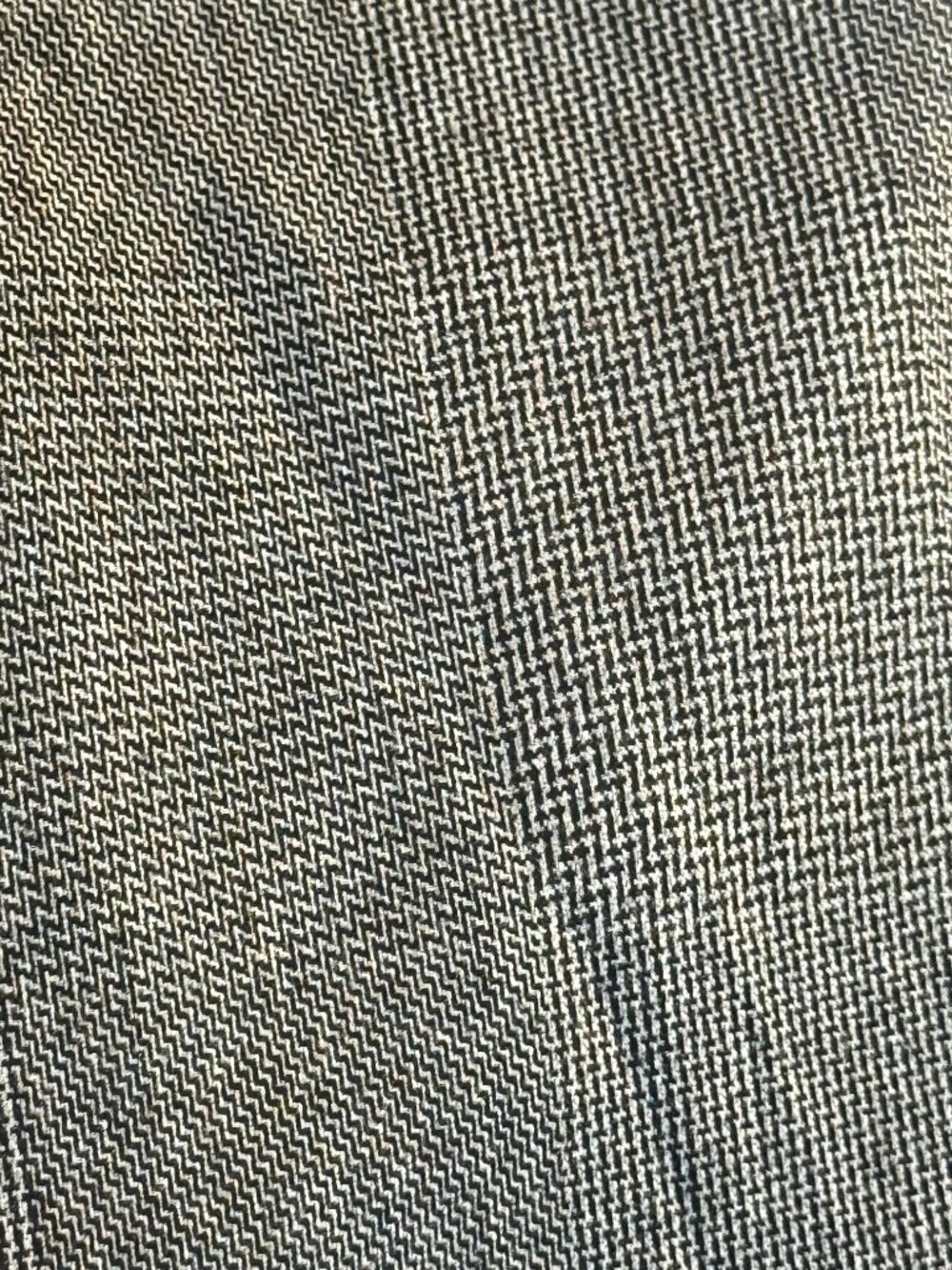 Gap Gray Micro Houndstooth Wide Leg Trouser Pants Tailored EUC Size 4A - Picture 5 of 9